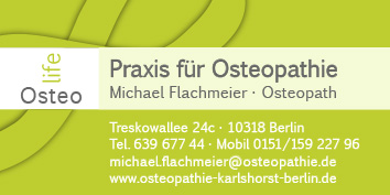 Osteopathie Berlin Lichtenberg  WEGWEISER aktuell
